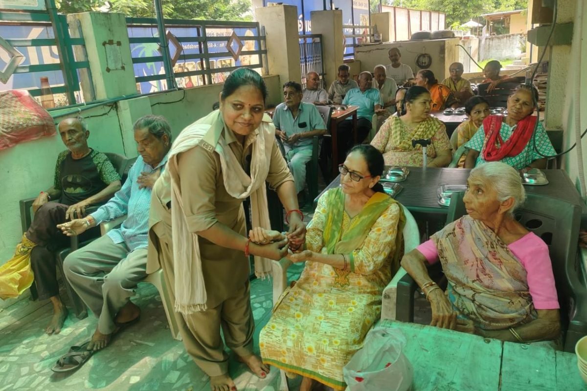 Rakshabandhan Celebration with Senior Citizens