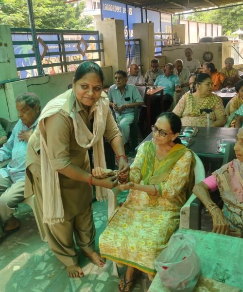 Rakshabandhan Celebration with Senior Citizens